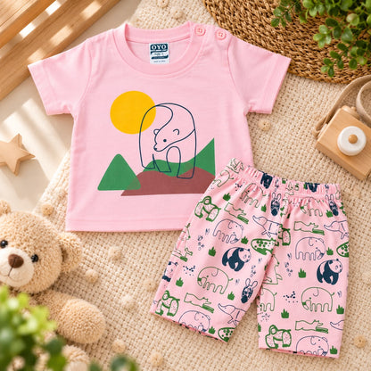 Dino Print Baby Set