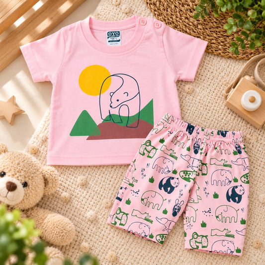 Dino Print Baby Set