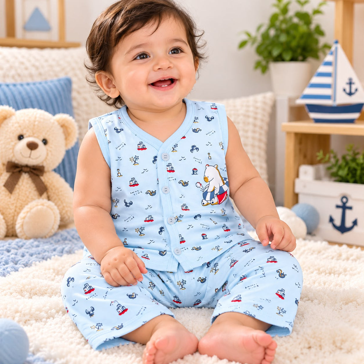 Nautical Baby Set