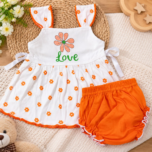 Love Floral Baby Dress