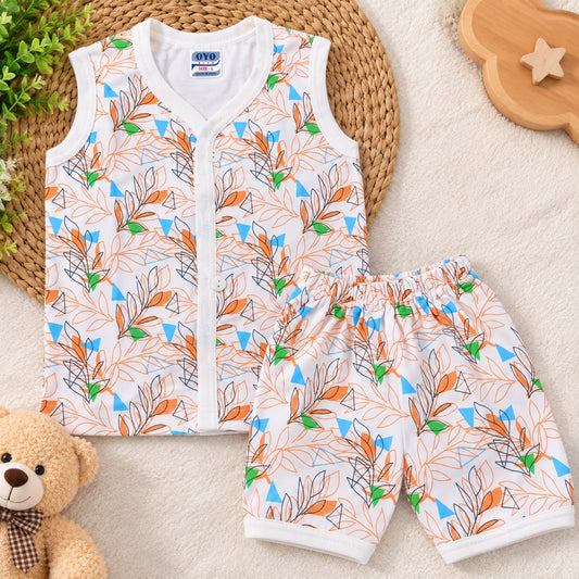 Floral Print Baby Set