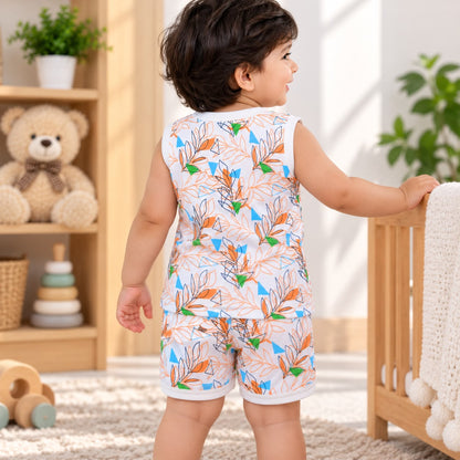 Floral Print Baby Set